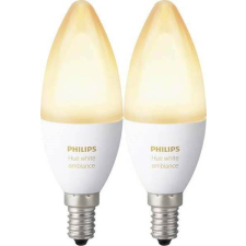 Philips Hue White Ambiance, 6 W, E14, 2 db-os készlet izzó