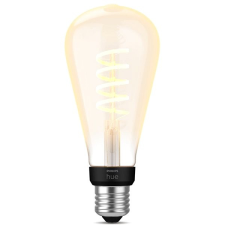 Philips Hue White Ambiance 7W 550 Filament ST72 E27 izzó