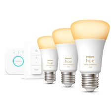Philips Hue White Ambiance 8W 1100 E27 starter kit izzó