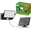 Philips Lampa Solarna Naświetlacz Solarny 8.2W 1000lm 3000K Ciepła IP44 Czarny z Czujnikiem Ruchu Fyns Philips