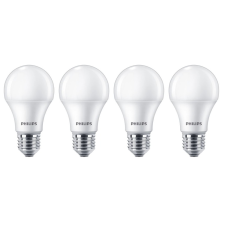 Philips LED A60 izzó 10W 1055lm 2700K E27 - Meleg fehér (4 db) izzó