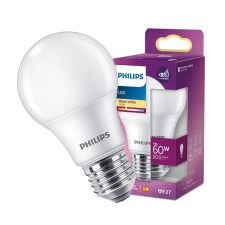 Philips LED izzó E27 A60 7W = 60W 806lm 2700K meleg fehér PHILIPS izzó