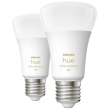 Philips Lighting Hue LED fényforrás White Ambiance E27 Melegfehér 2db (871951432824200) (871951432824200) izzó