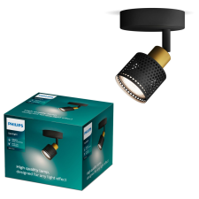 Philips Mennyezeti fali lámpa GU10 LED-es lámpa, fekete-réz Niall Philips világítás