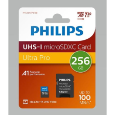 Philips Micro SDXC 256GB Class 10 UHS-I memóriakártya adapter (PH133532) (PH133532) memóriakártya