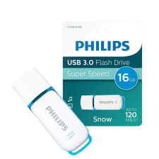  Philips Pendrive USB 3.0 16GB Snow Edition fehér-kék pendrive