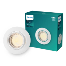 Philips Peridot LED GU10 süllyesztett lámpatest, mozgatható, kerek, fehér világítás