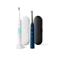 Philips Sonicare ProtectiveClean 5100 Szónikus fogkefe - Fehér/Kék (2db/csomag) elektromos fogkefe