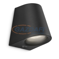 Philips Virga 172873016 LED fali lámpa , 1x3W SELV 270Lm, fekete kültéri világítás