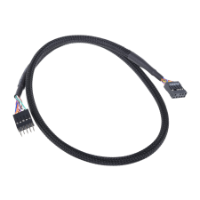  Phobya HD Audio Extension Socket / dugó 60cm - fekete modding