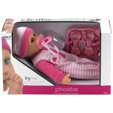 Phoebe puha baba - 30 cm többféle (62652) barbie baba