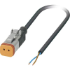 Phoenix Contact 1410732 Érzékelő-/működtető összekötő, konfekcionált Alj, egyenes 1.50 m Pólusszám: 2 1 db (1410732)