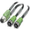 Phoenix Contact Sensor/Actuator cable SAC-4P-M12Y/2X0,3-PUR/M12FS VP 1510722 Phoenix Contact (1510722)