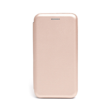 PHONEMAX Smart Diva oldalra nyíló telefontok ívelt sarkokkal iPhone 15 Plus 6.7 colos rose gold tok és táska