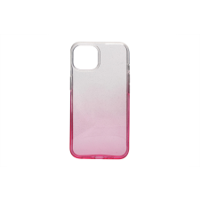 PHONEMAX Színátmenetes csillogós Tpu telefontok iPhone 14 6.1 colos narancs tok és táska