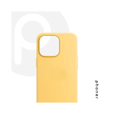 Phoner Apple iPhone 13 mini szilikon tok, sárga (71697) (71697) tok és táska