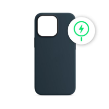 Phoner Apple iPhone 14 Magsafe szilikon tok kék (71758) (PH71758) tok és táska