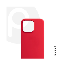 Phoner Apple iPhone 14 Plus szilikon tok, piros tok és táska