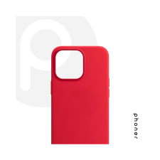 Phoner Apple iPhone 14 Pro szilikon tok, piros tok és táska