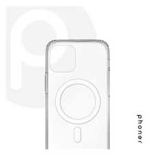 Phoner Apple iPhone 15 Magsafe szilikon tok, átlátszó (90551) (90551) tok és táska