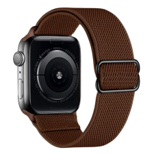 Phoner Dew Apple Watch csatos fonott szövet szíj, 38/40/41mm, barna okosóra kellék