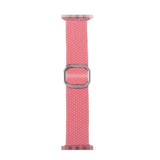 Phoner Hook Apple Watch csatos fonott szövet szíj, 49/45/44/42mm, rózsaszín okosóra kellék
