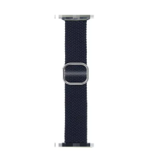 Phoner Hook Apple Watch S1/S2/S3/S4/S5/S6/S7/S8/S9/SE Csatos fonott Szövet Szíj 38/40/41mm - Szürke okosóra kellék
