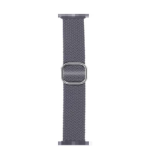 Phoner Hook Apple Watch S4/S5/S6/S7/S8/S9/SE/Ultra Csatos fonott Szövet Szíj 42/44/45/49mm - Asztroszürke (72618) okosóra kellék