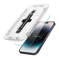  Phoner Master Clear Apple iPhone 13 Pro Max/14 Plus Tempered Glass kijelzővédő fólia felhelyező kerettel mobiltelefon kellék