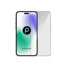 Phoner Master Clear Apple iPhone 15 Tempered Glass kijelzővédő fólia felhelyező kerettel (77214) mobiltelefon kellék