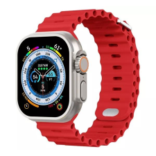 Phoner River Apple Watch 41/40/38 mm szilikon szíj piros (72491) (PH72491) okosóra kellék