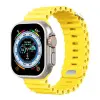  Phoner River Apple Watch 41/40/38 mm szilikon szíj, sárga