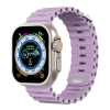 Phoner River Apple Watch 49/45/44/42 mm szilikon szíj, levendula
