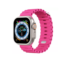 Phoner River Apple Watch S1/S2/S3/S4/S5/S6/S7/S8/S9/SE Lyukacsos Szilikon Szíj 38/40/41mm - Pink okosóra kellék