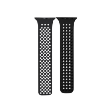 Phoner Spike Apple Watch szilikon szíj, 38/40/41mm, fekete okosóra kellék