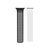  Phoner Spike Apple Watch szilikon szíj, 38/40/41mm, fekete/fehér