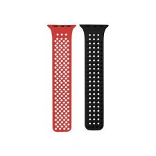 Phoner Spike Apple Watch szilikon szíj 38/40/41mm piros/fekete (72532) (PH72532) okosóra kellék