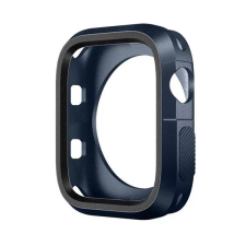 Phoner Twin Apple Watch szilikon tok 41mm éjkék/szürke (72671) (PH72671) okosóra kellék