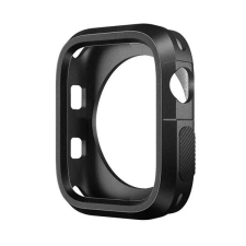 Phoner Twin Apple Watch szilikon tok, 41mm, fekete (72663) (PH72663) okosóra kellék