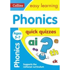  Phonics Quick Quizzes Ages 5-7 – Collins Easy Learning idegen nyelvű könyv