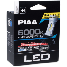 PIAA Gen4 LED náhrady autožárovek H4 6000K se zabudovaným startérem (LEH180) autóalkatrész
