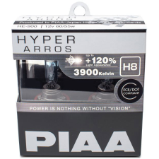  PIAA Hyper Arros 3900K H8 + 120% növelt fényerő, 2 db (HE-904) autóalkatrész