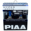 PIAA Hyper Arros 5000K H8 + 120% ragyogó fehér fény, 5000K színhőmérséklet, 2 db (HE-924)