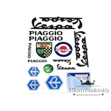 PIAGGIO MATRICA KLT. VESPA FEKETE információs címke