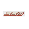 PIAGGIO (OEM) PIAGGIO 2H002601 Matrica "350" "PIAGGIO GENUINE PART" 350 MP3 PIAGGIO (OEM) Vázak, idomok, kiegészítők Matricák