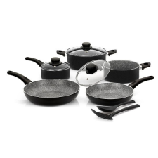 Piardi Home 10 darabos főzőedénykészlet kőfelülettel és indukciós főzéshez Light edény