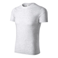 Piccolio P73 Paint unisex póló világosszürke melírozott színben munkaruha