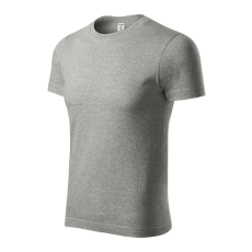Piccolio P74 Peak unisex póló sötétszürke melírozott színben