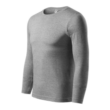 Piccolio P75 Piccolio Progress LS unisex pólók sötétszürke melírozott - S munkaruha
