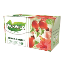 Pickwick 20x2,5g csipkebogyó-hibiszkusz tea üdítő, ásványviz, gyümölcslé